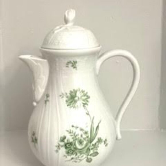 Beautiful Lorenz Hutschenreuther Dresden Tea/Coffee Pot with Lid Vintage Teaware - Picture 3 of 10